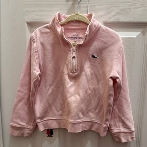 Vineyard Vines Light Pink Half-Zip Sweater